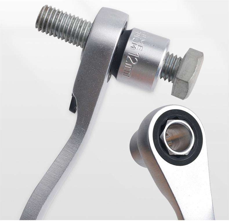 17-Piece Multifunctional Two-Way Ratchet Wrench Socket Set | For Automotive & HVAC Service | Heavy-Duty Tool Kit with Hard Case