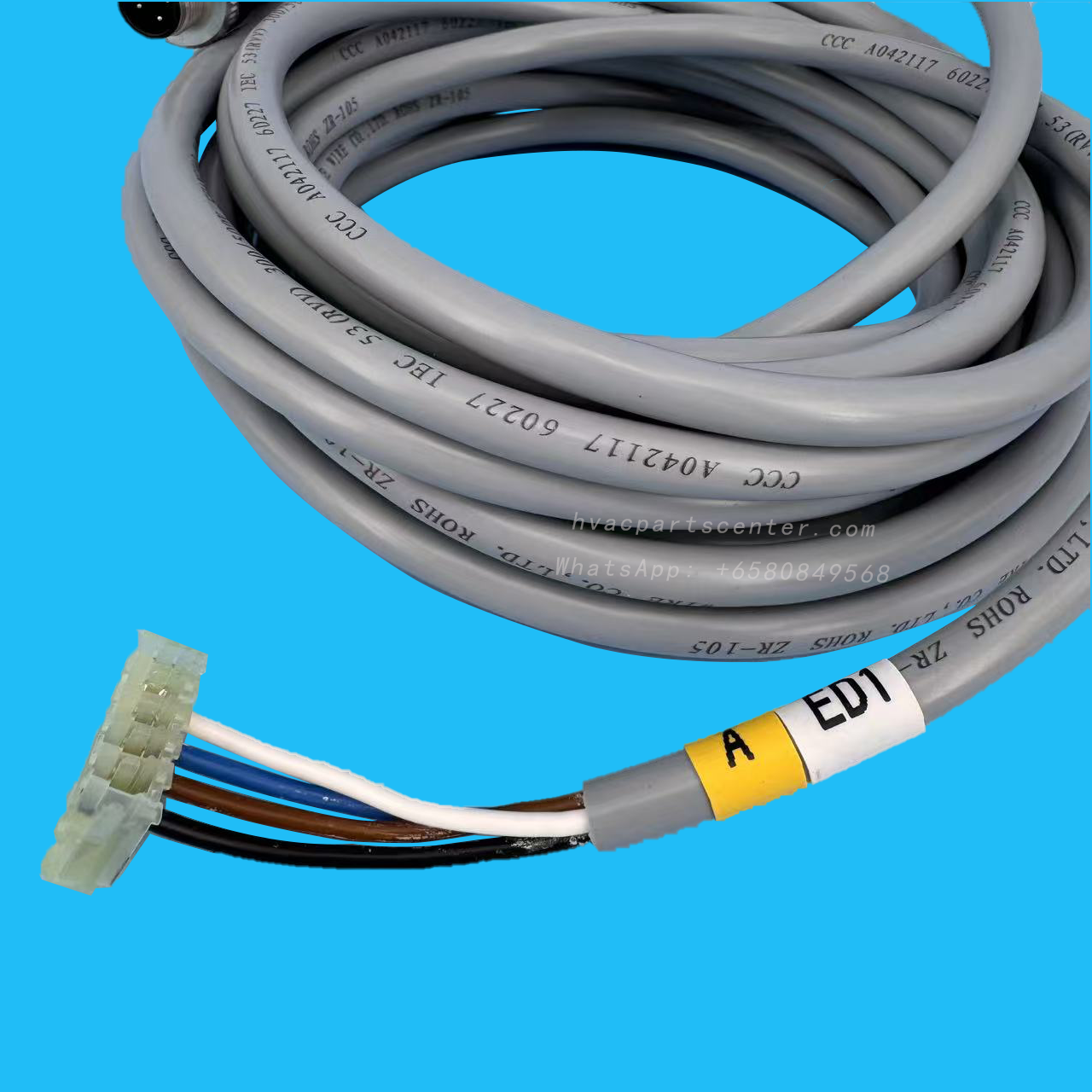 30HX-CABLE-EXV2 4-Core Connection Cable | For Carrier 30HXC / 30HXY Screw Chiller Electronic Expansion Valves