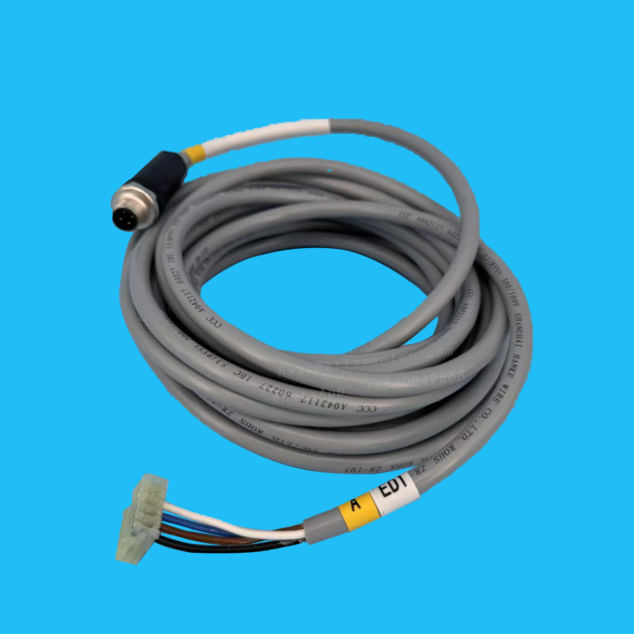 30HX-CABLE-EXV2 4-Core Connection Cable | For Carrier 30HXC / 30HXY Screw Chiller Electronic Expansion Valves