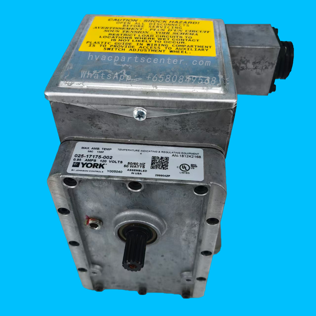 025-17175-002 YORK Guide Vane Actuator Motor, 120V 50/60Hz 50W HVAC Chiller Inlet Guide Vane Actuator