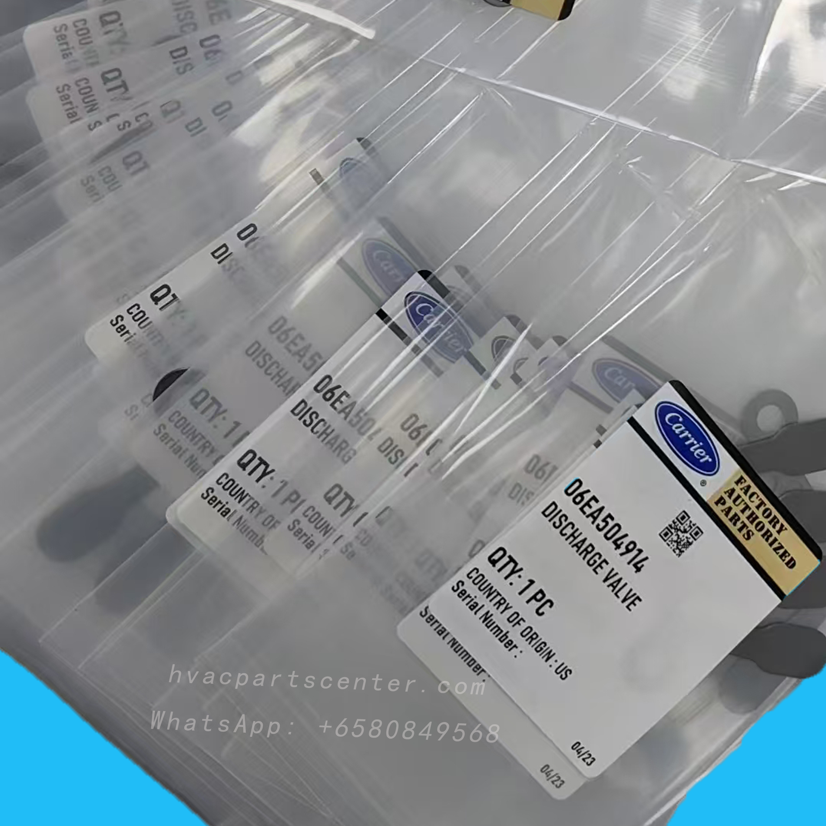 06EA504914 Discharge Valve, Compatible with Carrier 06E/06CC Series Reciprocating Compressors, HVAC Refrigeration Compressor Parts