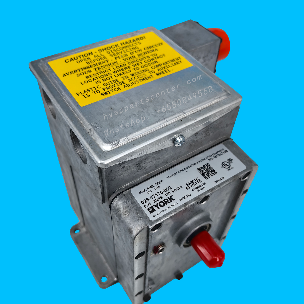 025-17175-002 YORK Guide Vane Actuator Motor, 120V 50/60Hz 50W HVAC Chiller Inlet Guide Vane Actuator