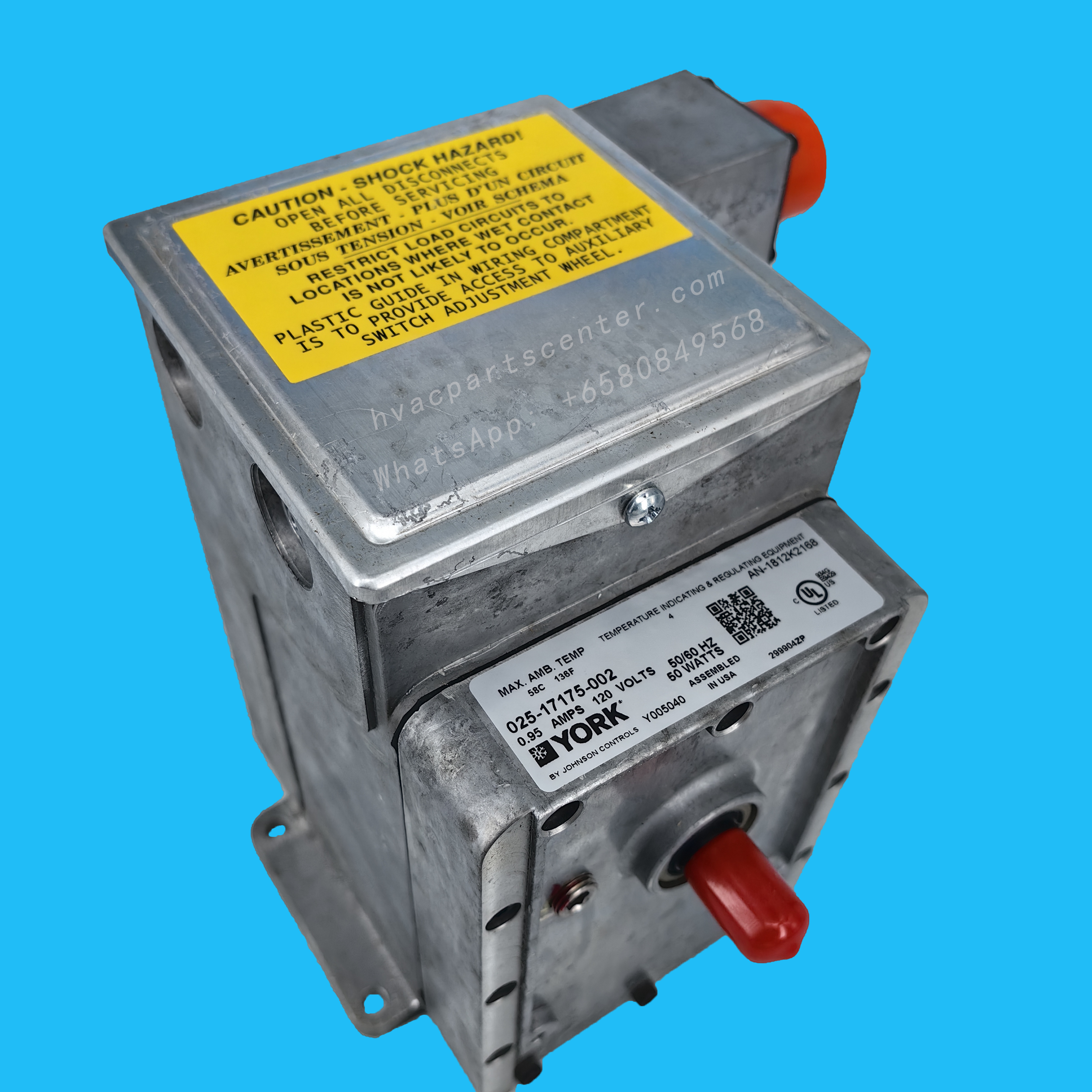 025-17175-002 YORK Guide Vane Actuator Motor, 120V 50/60Hz 50W HVAC Chiller Inlet Guide Vane Actuator