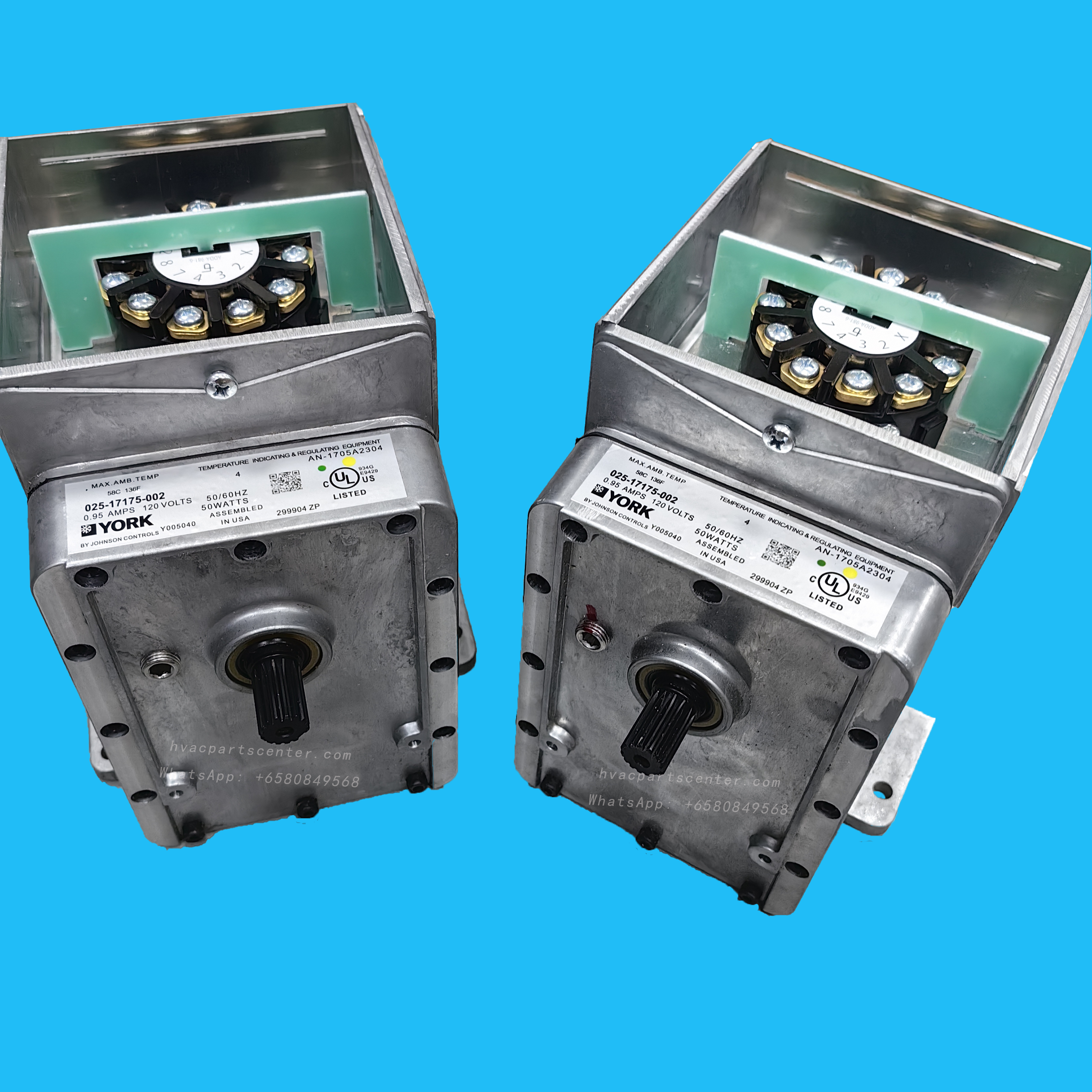 025-17175-002 YORK Guide Vane Actuator Motor, 120V 50/60Hz 50W HVAC Chiller Inlet Guide Vane Actuator