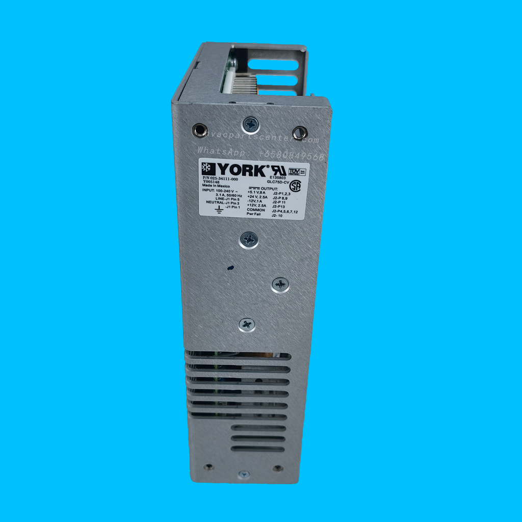 025-34111-000 YORK Chiller Power Supply Y005148, 100-240V HVAC Refrigeration System Power Supply